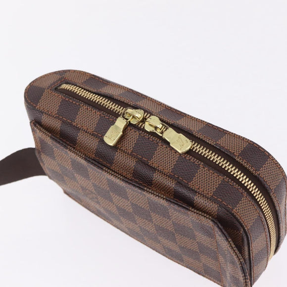 LOUIS VUITTON Damier Ebene Geronimos Shoulder Bag N51994 LV Auth ka7094A
