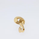 Christian Dior Rhinestone Earring Metal Gold Tone Auth ka7095-6