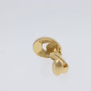 Christian Dior Rhinestone Earring Metal Gold Tone Auth ka7095-9