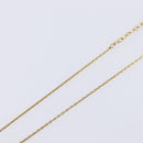 Christian Dior Necklace Metal Gold Tone Auth ka7097-13