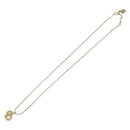 Christian Dior Necklace Metal Gold Tone Auth ka7097-2