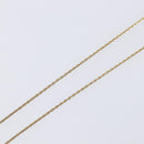 Christian Dior Necklace Metal Gold Tone Auth ka7097-5