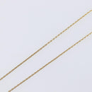 Christian Dior Necklace Metal Gold Tone Auth ka7097-6