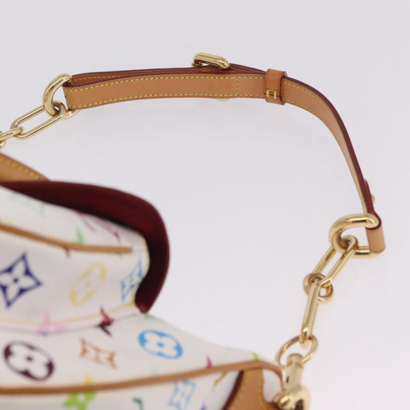 LOUIS VUITTON Monogram Multicolor Rita Bag 2way White M40125 LV Auth ka7100V