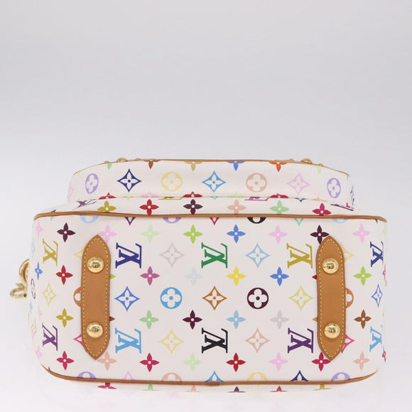 LOUIS VUITTON Monogram Multicolor Rita Bag 2way White M40125 LV Auth ka7100V