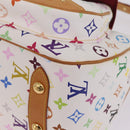 LOUIS VUITTON Monogram Multicolor Rita Bag 2way White M40125 LV Auth ka7100V-13