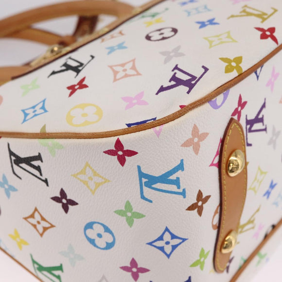 LOUIS VUITTON Monogram Multicolor Rita Bag 2way White M40125 LV Auth ka7100V