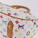 LOUIS VUITTON Monogram Multicolor Rita Bag 2way White M40125 LV Auth ka7100V-15