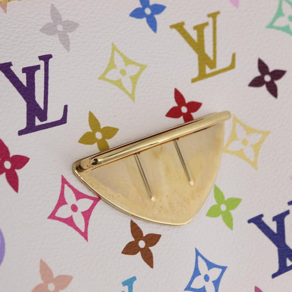 LOUIS VUITTON Monogram Multicolor Rita Bag 2way White M40125 LV Auth ka7100V