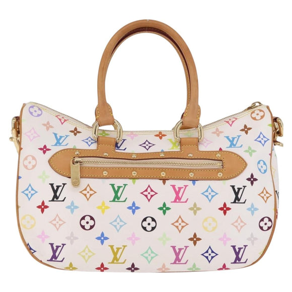 LOUIS VUITTON Monogram Multicolor Rita Bag 2way White M40125 LV Auth ka7100V