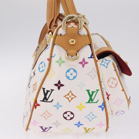 LOUIS VUITTON Monogram Multicolor Rita Bag 2way White M40125 LV Auth ka7100V