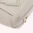Bottega Veneta MAXI INTRECCIATO Arco Mini Hand Bag Leather White Auth ka7101A-14