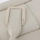 Bottega Veneta MAXI INTRECCIATO Arco Mini Hand Bag Leather White Auth ka7101A-18