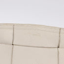 Bottega Veneta MAXI INTRECCIATO Arco Mini Hand Bag Leather White Auth ka7101A-4