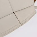 Bottega Veneta MAXI INTRECCIATO Arco Mini Hand Bag Leather White Auth ka7101A-8