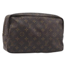 LOUIS VUITTON Monogram Trousse Toilette 28 Clutch Bag M47522 LV Auth ka7103-1