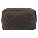 LOUIS VUITTON Monogram Trousse Toilette 28 Clutch Bag M47522 LV Auth ka7103-3