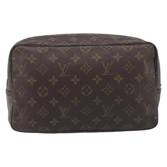 LOUIS VUITTON Monogram Trousse Toilette 28 Clutch Bag M47522 LV Auth ka7103