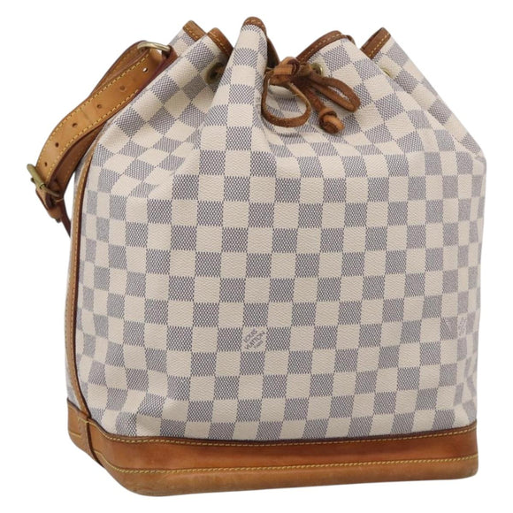 LOUIS VUITTON Damier Azur Noe Shoulder Bag N42222 LV Auth ka7105A