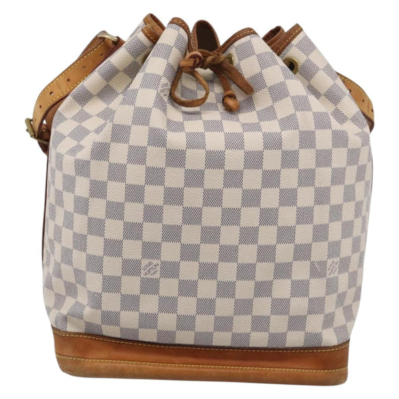 LOUIS VUITTON Damier Azur Noe Shoulder Bag N42222 LV Auth ka7105A