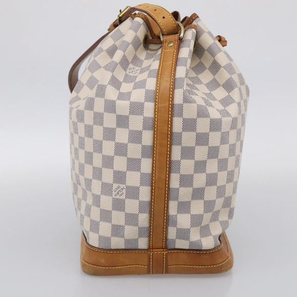 LOUIS VUITTON Damier Azur Noe Shoulder Bag N42222 LV Auth ka7105A