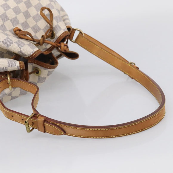 LOUIS VUITTON Damier Azur Noe Shoulder Bag N42222 LV Auth ka7105A