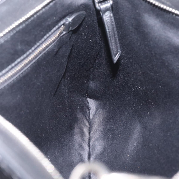 Miu Miu Shoulder Bag Sequin Black Silver Auth ka7107V