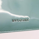 BVLGARI Serpenti Forever Top Handle Bag Patent Leather 2way Green Auth ka7108M-18
