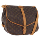 LOUIS VUITTON Monogram Saumur 35 Shoulder Bag M42254 LV Auth ka7109A-1