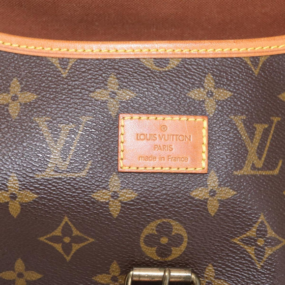LOUIS VUITTON Monogram Saumur 35 Shoulder Bag M42254 LV Auth ka7109A