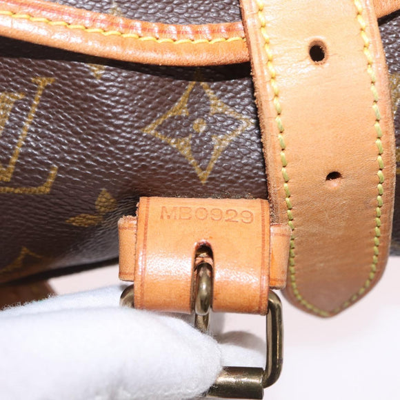 LOUIS VUITTON Monogram Saumur 35 Shoulder Bag M42254 LV Auth ka7109A