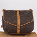 LOUIS VUITTON Monogram Saumur 35 Shoulder Bag M42254 LV Auth ka7109A-37