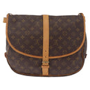 LOUIS VUITTON Monogram Saumur 35 Shoulder Bag M42254 LV Auth ka7109A-4