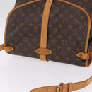 LOUIS VUITTON Monogram Saumur 35 Shoulder Bag M42254 LV Auth ka7109A-7