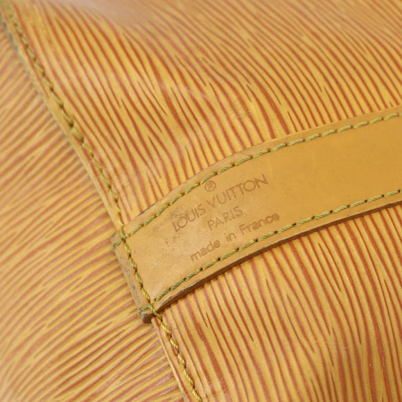 LOUIS VUITTON Epi Petit Noe Shoulder Bag Yellow M44109 LV Auth ka711