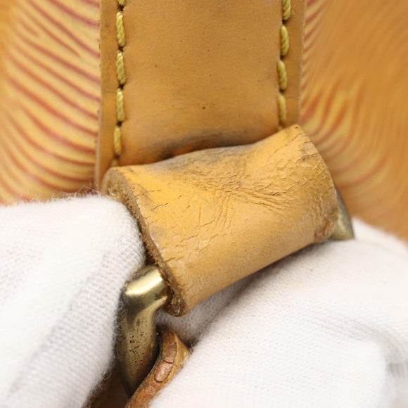 LOUIS VUITTON Epi Petit Noe Shoulder Bag Yellow M44109 LV Auth ka711