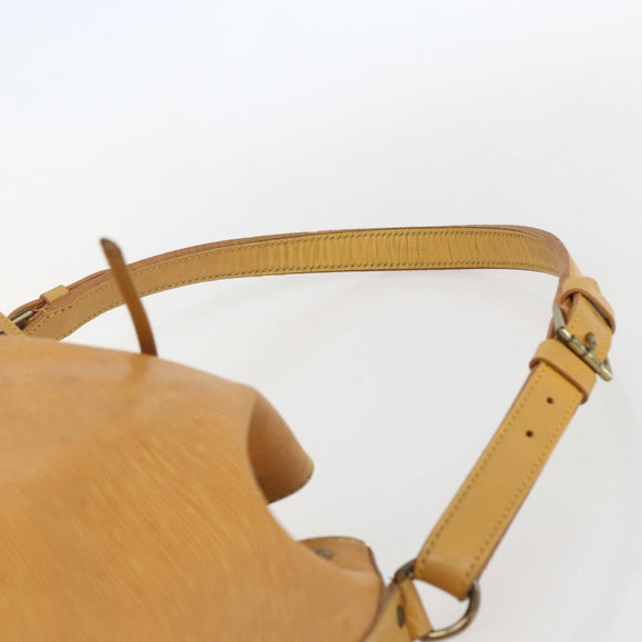 LOUIS VUITTON Epi Petit Noe Shoulder Bag Yellow M44109 LV Auth ka711