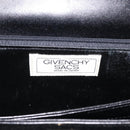 GIVENCHY Hand Bag Leather Black Gold Auth ka7111-15