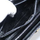 GIVENCHY Hand Bag Leather Black Gold Auth ka7111-20
