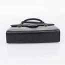 GIVENCHY Hand Bag Leather Black Gold Auth ka7111-9