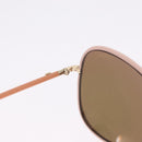 CHANEL Sunglasses Plastic Pink Gold CC Auth ka7113-10