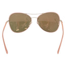 CHANEL Sunglasses Plastic Pink Gold CC Auth ka7113-3