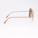 CHANEL Sunglasses Plastic Pink Gold CC Auth ka7113-6