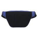 FENDI Zucca Canvas Waist Bag Leather Blue Silver Auth ka7114-3