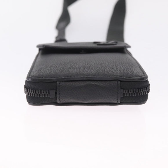LOUIS VUITTON Aerogram Phone Pouch Shoulder Bag Leather M57089 LV Auth ka7116V