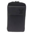 LOUIS VUITTON Aerogram Phone Pouch Shoulder Bag Leather M57089 LV Auth ka7116V-2