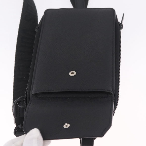LOUIS VUITTON Aerogram Phone Pouch Shoulder Bag Leather M57089 LV Auth ka7116V
