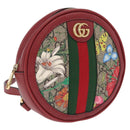 GUCCI GG Supreme Ophidia Web Sherry Line Backpack PVC Beige 598661 Auth ka7119M-1
