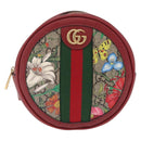 GUCCI GG Supreme Ophidia Web Sherry Line Backpack PVC Beige 598661 Auth ka7119M-2