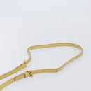 PRADA Hand Bag Safiano Leather 2way Yellow Gold Auth ka7120-10